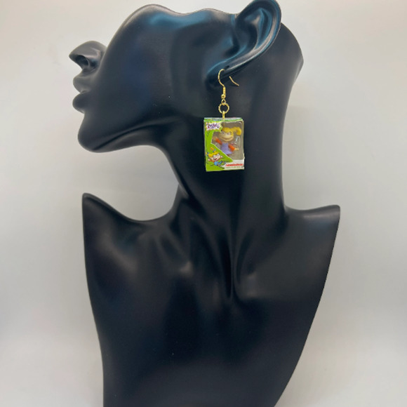Angelica Pickles Earrings -Mini Brands Earrings - Rugrats Y2K Earrings - Picture 8 of 9